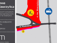Budowa ul. św. Wawrzyńca - zmiany w organizacji ruchu na ul. Kościelnej