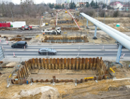 Budowa wiaduktu na ul. Kurlandzkiej