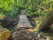 Drewniana kładka w Radojewie będzie odnowiona