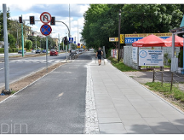 Droga rowerowa w ul. Grunwaldzkiej: nowa sygnalizacja świetlna