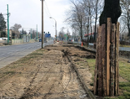 Droga rowerowa wzdłuż ul. Grunwaldzkiej - kolejny etap budowy