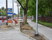 Droga rowerowa wzdłuż ulicy Grunwaldzkiej - zbliża się koniec prac