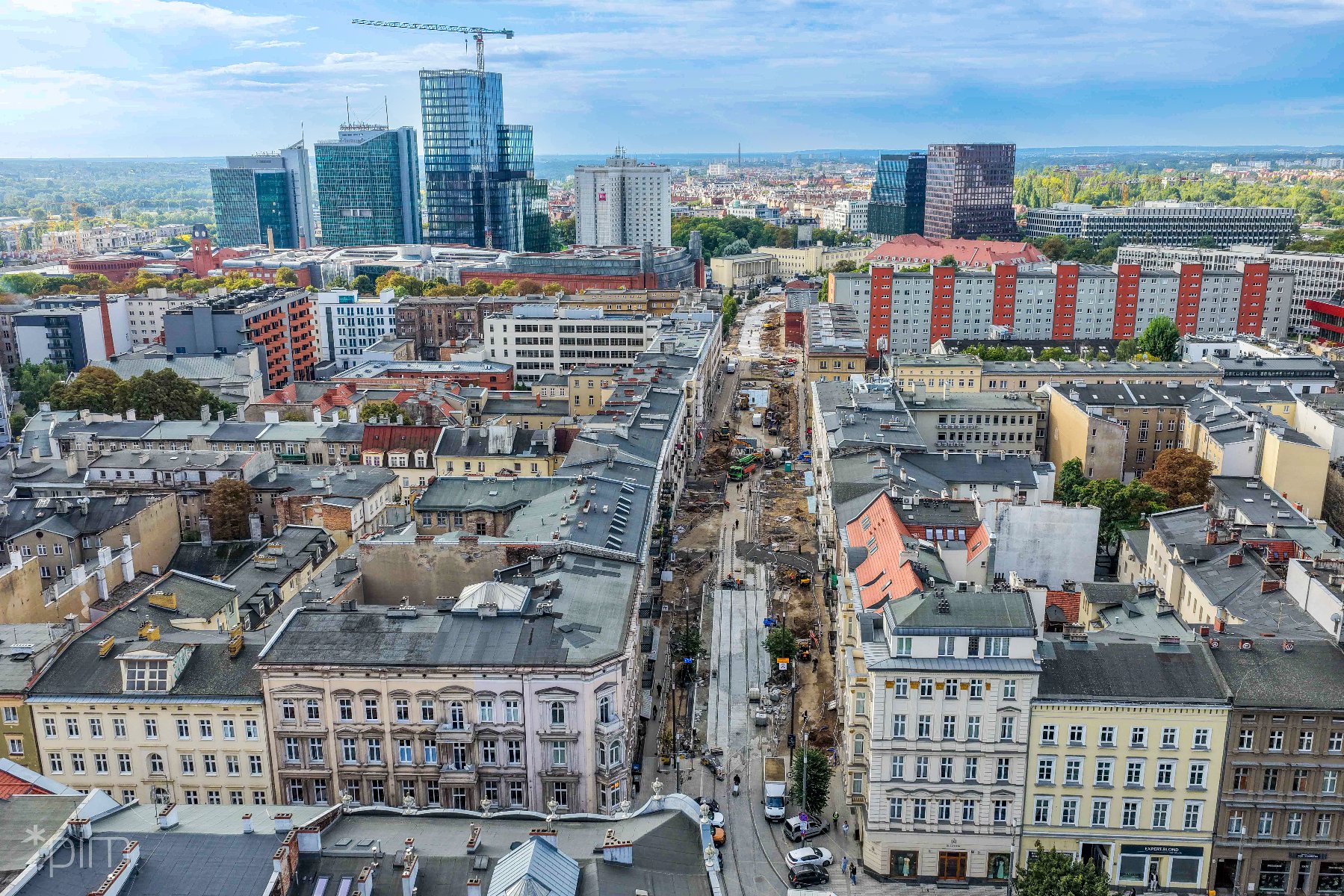 Galeria zdjęć z budowy trasy tramwajowej w ciągu ul. Ratajczaka