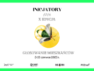 Głosowanie Mieszkańców i Mieszkanek Poznania - Inicjatory 2024