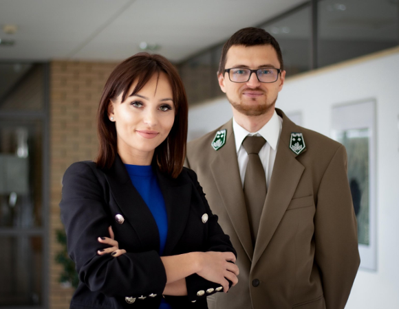 Gościem Klaudii Beker jest Łukasz Polakowski z Zakładu Lasów Poznańskich Gościem Klaudii Beker jest Łukasz Polakowski z Zakładu Lasów Poznańskich