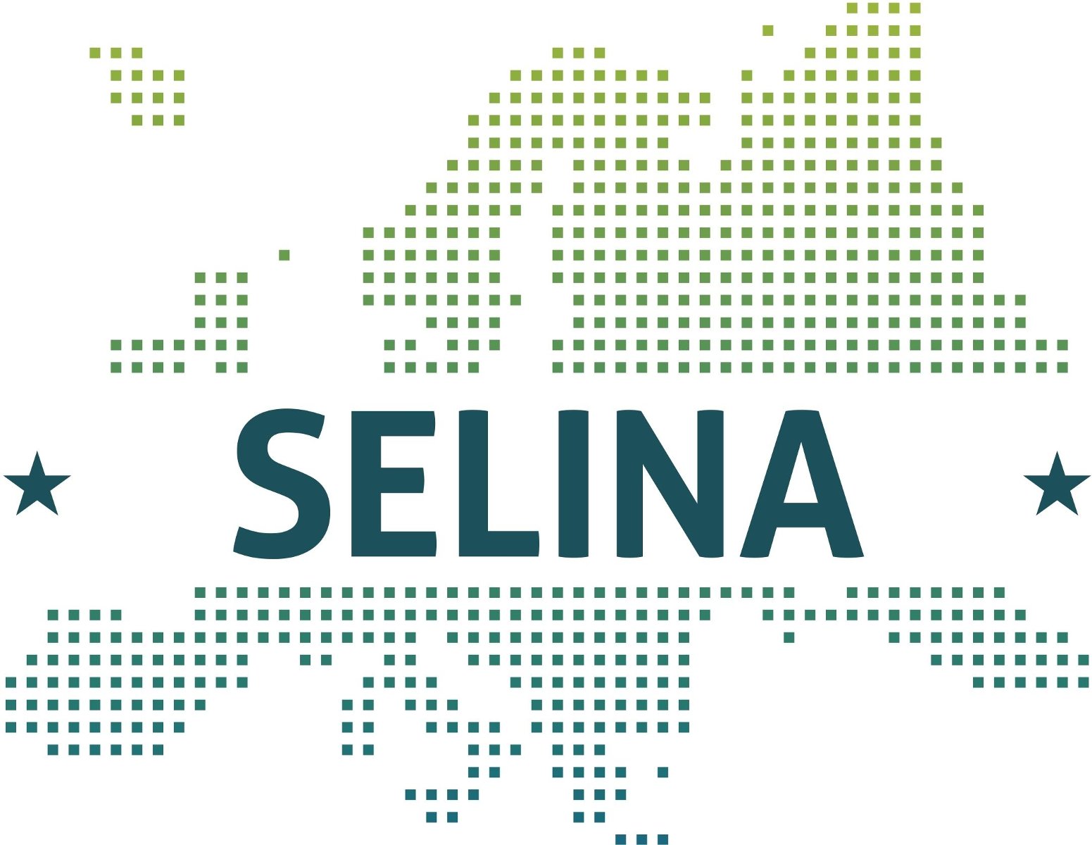 Grafika przedstawia logotyp projektu SELINA