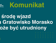 Gratowisko Morasko może być czasowo niedostępne