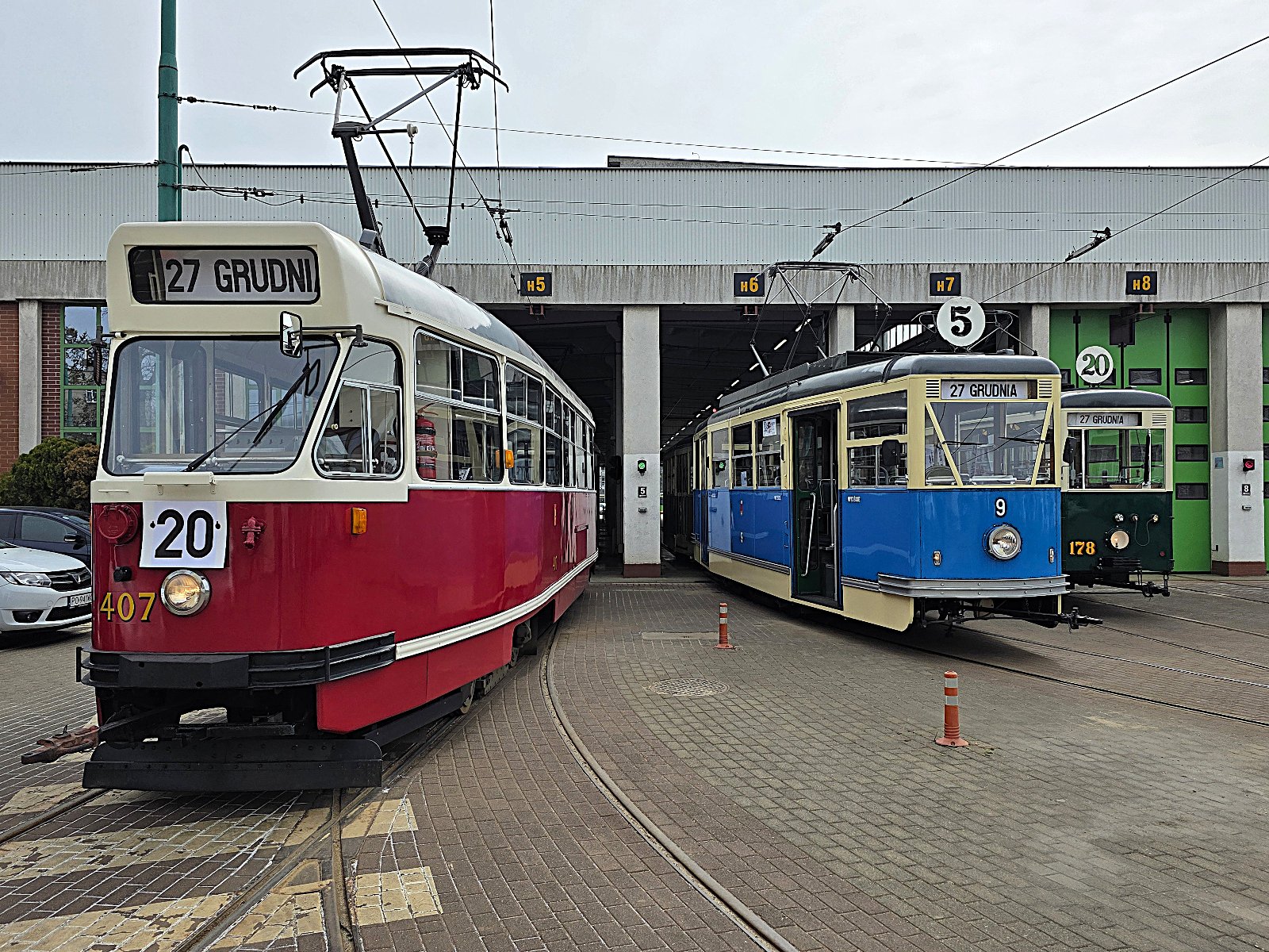 Historycznej tramwaje