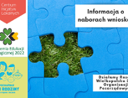Informacja o naborach wniosków dla organizacji pozarządowych oraz grup nieformalnych na realizację mikrograntów w ramach regrantingu