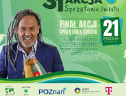 José Torres zagra podczas tegorocznego finału Sprzątania Świata nad Jeziorem Kierskim