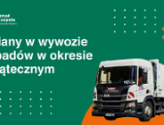 Komunikat. Nowe harmonogramy odbioru odpadów w okresie świątecznym