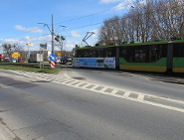 Naprawa przejazdu tramwajowego na ulicy Starołęckiej