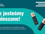 Nie mieszajmy w to baterii. Czarny pojemnik to nie miejsce na takie odpady!