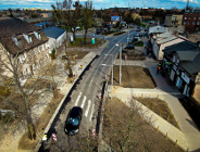 Nowy chodnik na ul. 28 czerwca 1956 roku