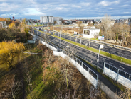 Nowy ekran akustyczny na ul. Krzywoustego