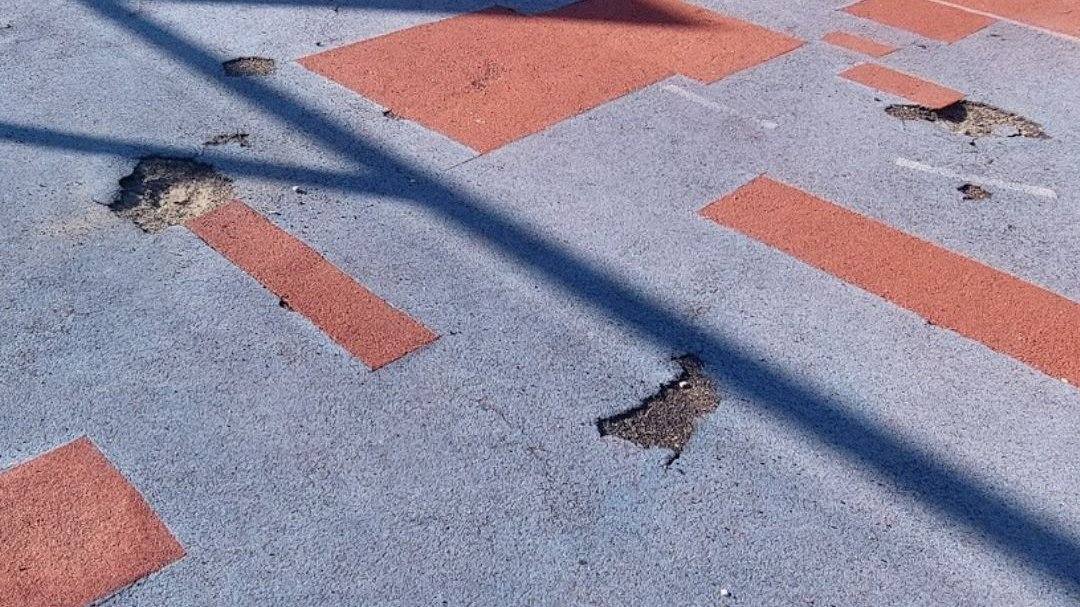 Tak wyglądało boisko przy Jasnej Roli przed remontem