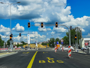 Optymalizacja wdrożonej organizacji ruchu w związku z przebudową ul. Łużyckiej