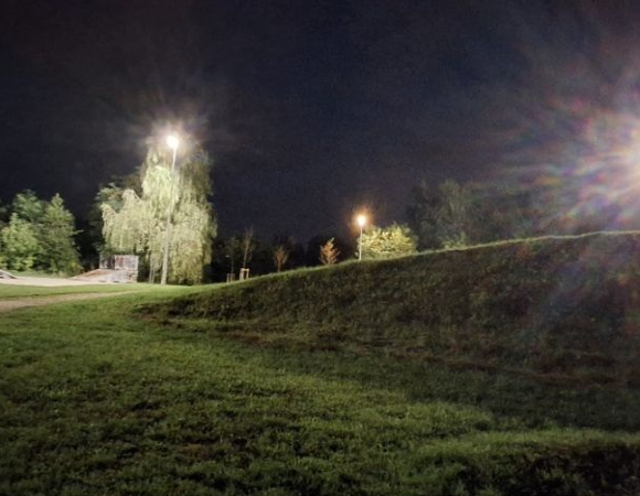 Oświetlenie w Parku Edukacji Ekologicznej na Strzeszynie