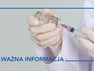 Pilna informacja dotycząca szczepień na grypę