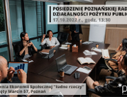 Posiedzenie Poznańskiej Rady Działalności Pożytku Publicznego | 17 października 2022 r.