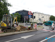 Powstaje nowe przejście dla pieszych na ul. Przybyszewskiego