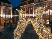 Poznań rozświetlony legendą. Świąteczne iluminacje opowiadają historię miasta światłem