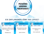 Poznańska Akademia Wolontariatu - warsztaty w lipcu