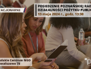 Poznańska Rada Działalności Pożytku Publicznego, 13 maja 2024 r., stacjonarne