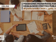Poznańska Rada Działalności Pożytku Publicznego, 28 października 2024 r., online