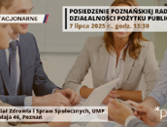 Poznańska Rada Działalności Pożytku Publicznego, 7 lipca 2025 r., stacjonarne