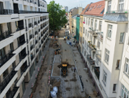 Prace na jeżyckiej ulicy coraz bardziej zaawansowane
