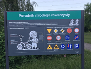 Prawidłowe oznaczenia w miasteczku ruchu drogowego