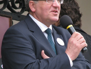 Prezydent Komorowski w parku i na Starym Rynku