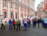 Protest pracowników MPGM-u
