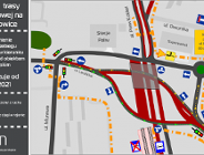 Przejazd ul. Lechicką bez wahadła i pod nowymi wiaduktami