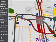 Przejazd ul. Lechicką pod wiaduktem już w obu kierunkach