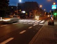 Przejście na ul. Głównej wykrywa pieszych
