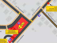 Ręczne kierowanie ruchem przy ul. Grunwaldzkiej