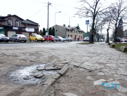 Remont chodnika na Dębcu