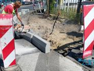 Remont chodnika na ul. Bnińskiej na os. Warszawskim