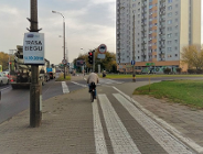 Remont trasy rowerowej na Ratajach