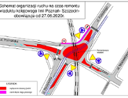 Remont wiaduktu kolejowego przy skrzyżowaniu ul. Libelta, Pułaskiego, Roosevelta - utrudnienia