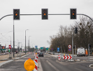 Rondo Rataje - prace na ul. Krzywoustego
