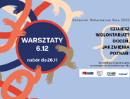 Rozpoczynamy zapisy na warsztaty dla wolontariuszek i wolontariuszy