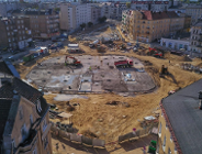 Rynek Łazarski - praca trwają