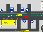 Skrzyżowanie ul. Grunwaldzkiej i Grochowskiej - zmiany w organizacji ruchu