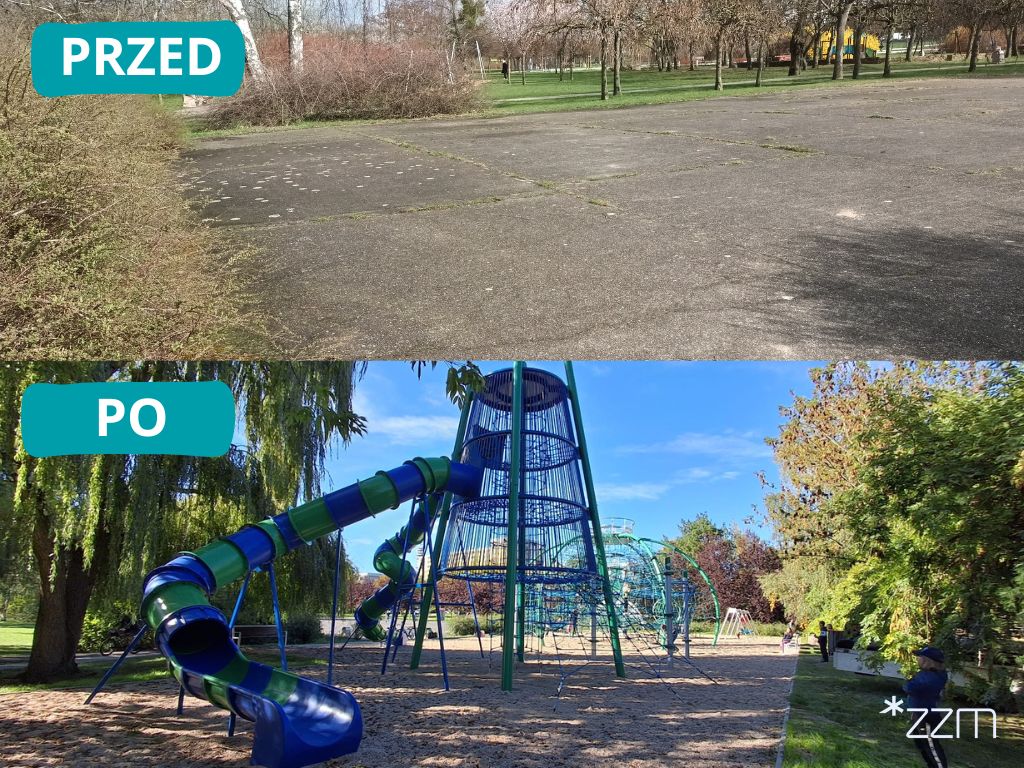 "Spektakulany plac zabaw" w Parku Kasserna