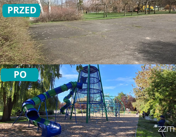 "Spektakulany plac zabaw" w Parku Kasserna