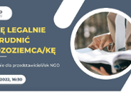 Spotkanie | Zatrudnianie cudzoziemek/cudzoziemców | 30 i 16 listopada 2022 r. | Migrant Info Point