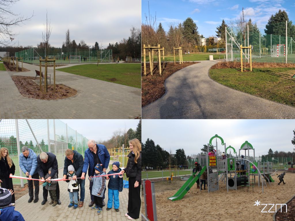 Strefa sportu, rekreacji i wypoczynku przy ul. Modrzejewskiej na Ławicy